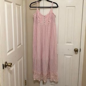 Pink Maternity Dress